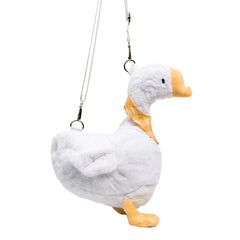 Plush Goose Women Shoulder Bag Girl Doll Crossbody Bag