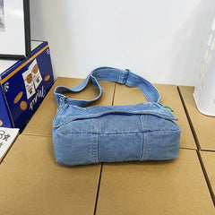 Retro Denim Sling Bag Women Crossbody Phone Shoulder Sac Bandouliere