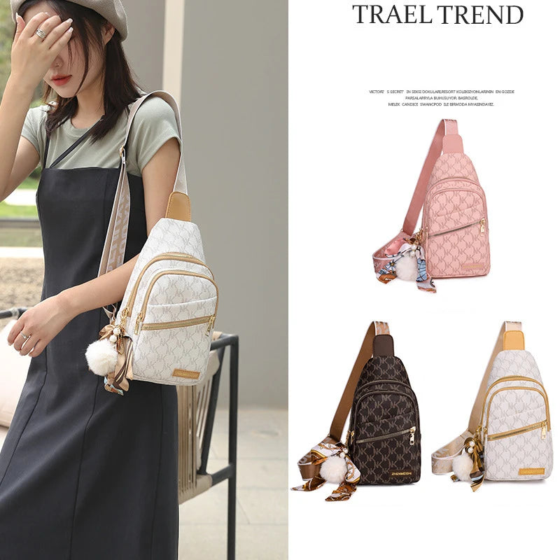 Women's Sports Chest Bag Wallet Phone Bag Belt Bag Mini Shoulder Messenger