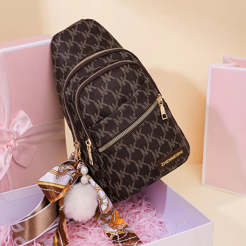 Women's Sports Chest Bag Wallet Phone Bag Belt Bag Mini Shoulder Messenger