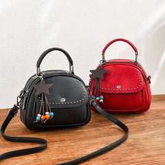 Shoulder Bag Female PU College Wind Tote Motorcycle Bag Nafei