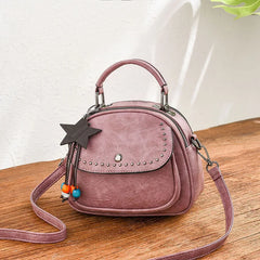 Shoulder Bag Female PU College Wind Tote Motorcycle Bag Nafei