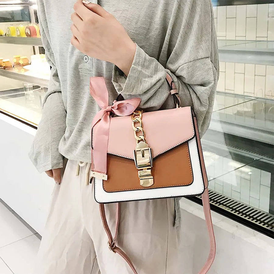Small Square Bag Ladies Silk Scarf Shoulder Messenger Bag