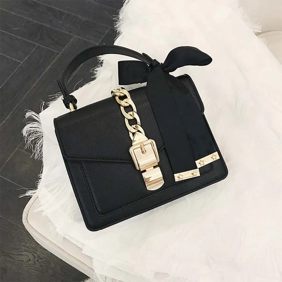 Small Square Bag Ladies Silk Scarf Shoulder Messenger Bag