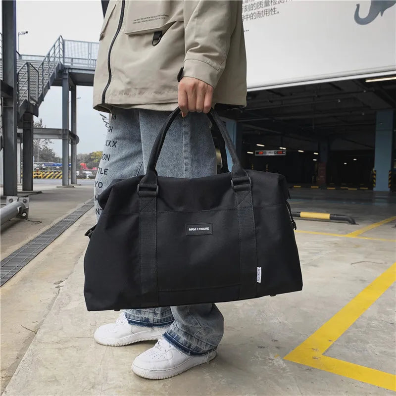 Large Capacity Sports Fitness Bag Travel Handbag for Yoga Men Women