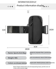 Sports Running Arm Bag Handbag Cover for Men and Women