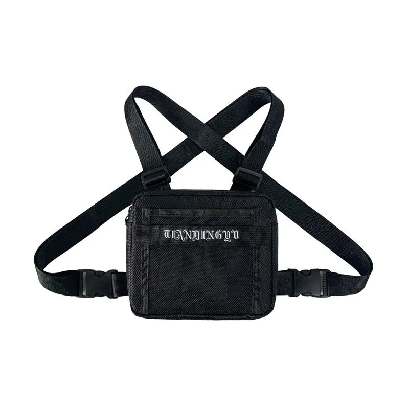 Graffiti Chest Bag Tactical Tooling Bag Couple Running Sports Bag