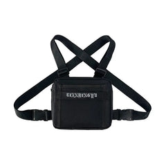 Graffiti Chest Bag Tactical Tooling Bag Couple Running Sports Bag