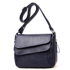Small Leather Shoulder Bag for Women, Casual Travel Handbag