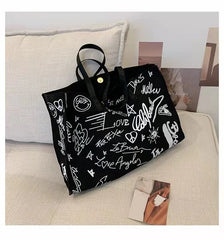 Western Graffiti Ladies Shoulder Bag