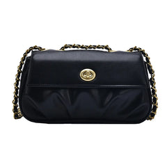 Urban One-Shoulder Chain Fold Cloud Messenger Lady Bag