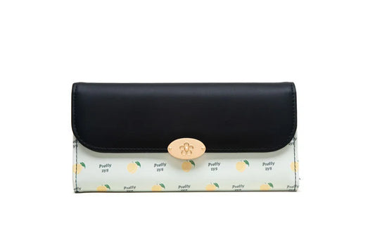 Women's Long Fashion Fruit Print Wallet Clutch