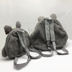 Girls Plush Cat School Bag Student Cartoon Doll Backpack