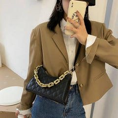 Women Crossbody Shoulder Bag Chain Handbag Purse PU Leather Phone 01-SB