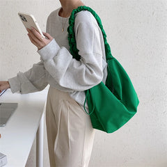 Women Crossbody Shoulder Bag Large Capacity Fold Nylon Tote Bags
