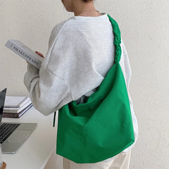 Women Crossbody Shoulder Bag Large Capacity Fold Nylon Tote Bags