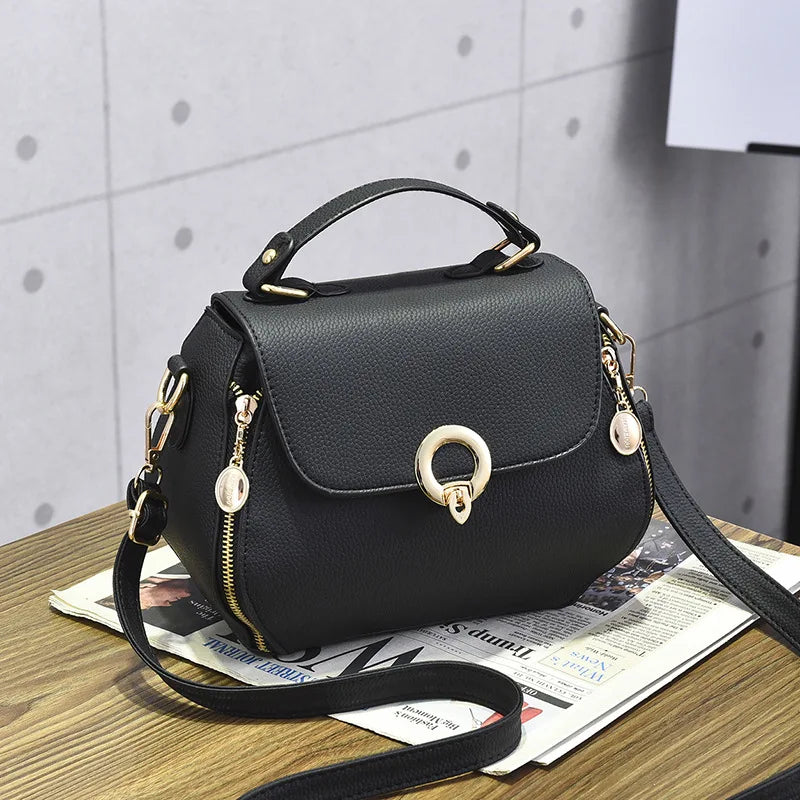 Women's Small Square Shoulder Bag Messenger Bag 23X12X18cm