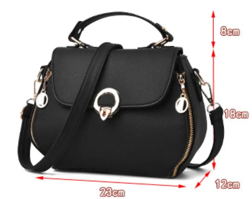 Women's Small Square Shoulder Bag Messenger Bag 23X12X18cm