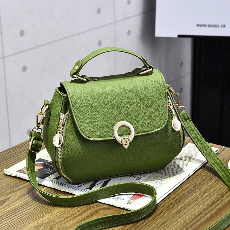 Women's Small Square Shoulder Bag Messenger Bag 23X12X18cm
