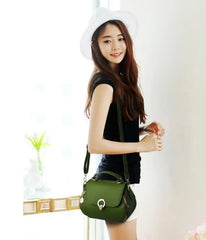 Women's Small Square Shoulder Bag Messenger Bag 23X12X18cm