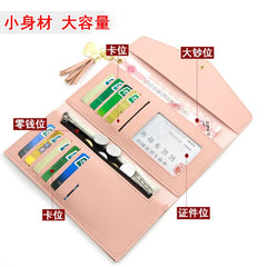 Women's Long Wallet Sweet Lady Handbag Card Slot Card Bag