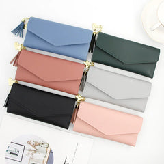 Women's Long Wallet Sweet Lady Handbag Card Slot Card Bag