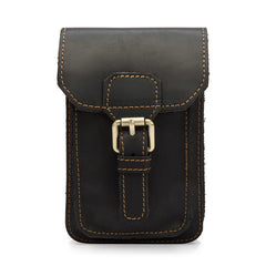 Leather Waist Pack Phone Case Money Belt Pouch Bag
