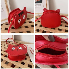 Kids Girl Crossbody Bags Cartoon Animal Coin Purse Handbag Small Coin Bag
