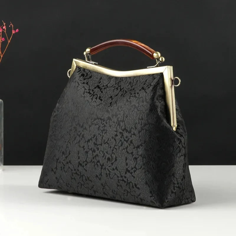 Vintage Lay Bag Shell Lock Women Hand Bags Crossbody Chain Shoulder Bag