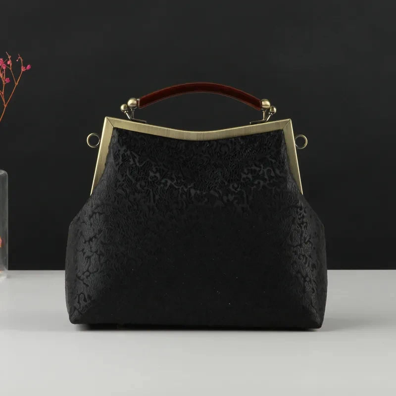 Vintage Lay Bag Shell Lock Women Hand Bags Crossbody Chain Shoulder Bag