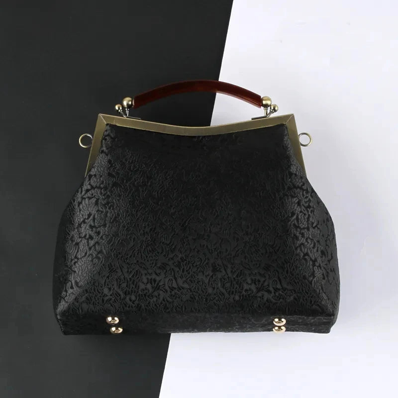 Vintage Lay Bag Shell Lock Women Hand Bags Crossbody Chain Shoulder Bag