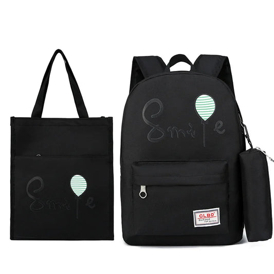 Children School Bags for Girls Boys Kids Backpacks 3Pcs/Set