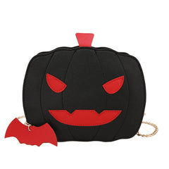 Halloween Devil Pumpkin Fanny Crossbody Handbag