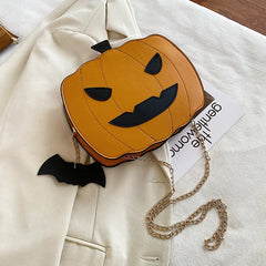 Halloween Devil Pumpkin Fanny Crossbody Handbag