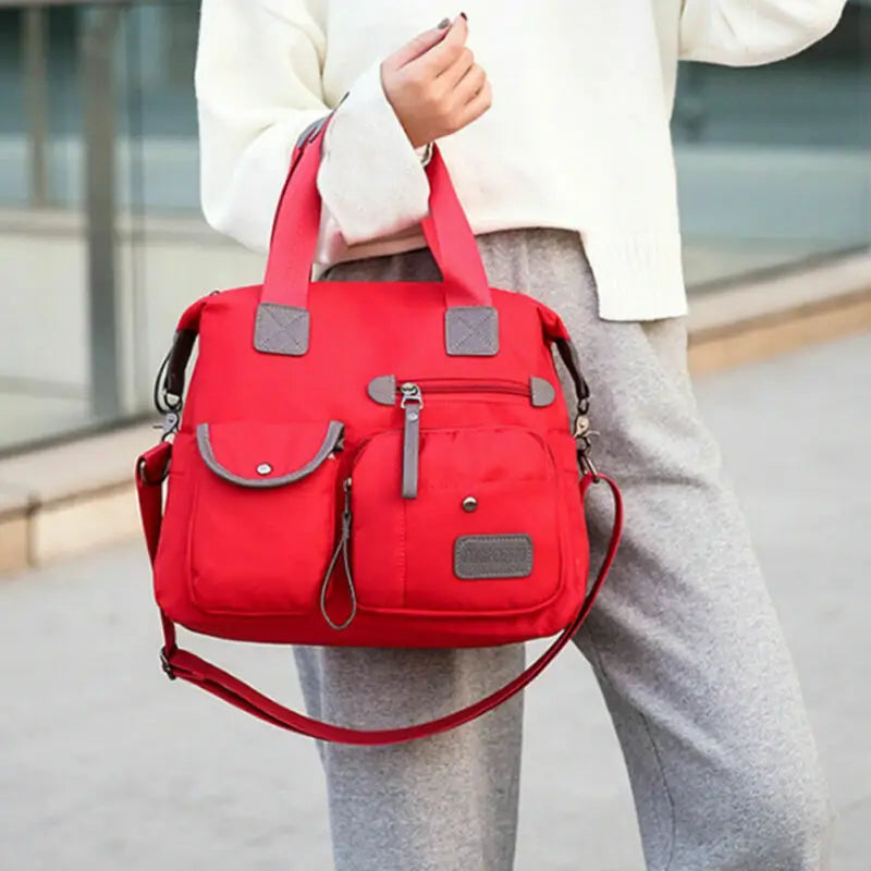 Hot Women Large Capacity Nylon Shoulder Waterproof Crossbody Bags Tote