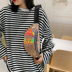 Hot Women Reversible Sequins Glitter Waist Bag Fanny Pack Hip Purse Satchel