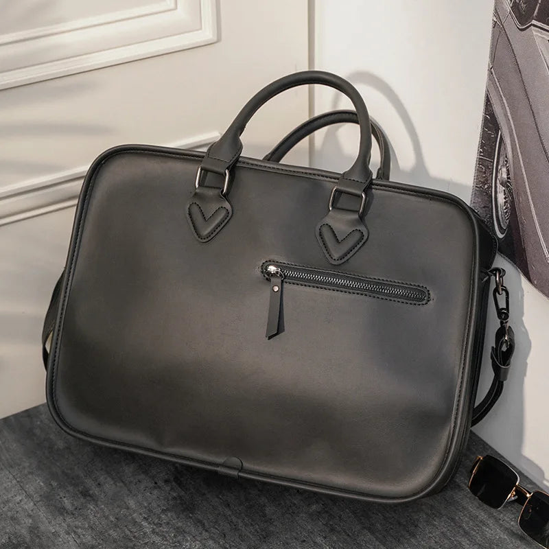 Newhotstacy Bag Men's Business Briefcase Laptop Shoulder Bag