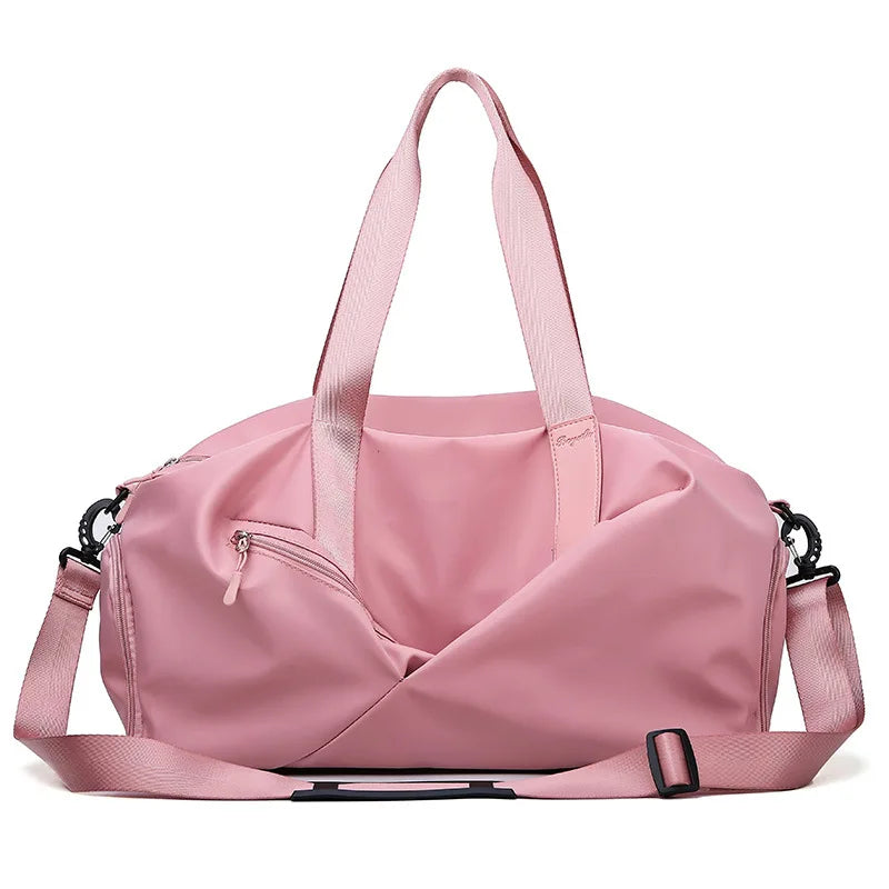 Newhotstacy Bag Ladies Fitness Bag Dry Wet Separation Shoes Training Yoga Bag