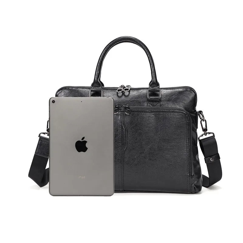 Men's Business Leisure Bag Large Capacity Handbag Briefcase