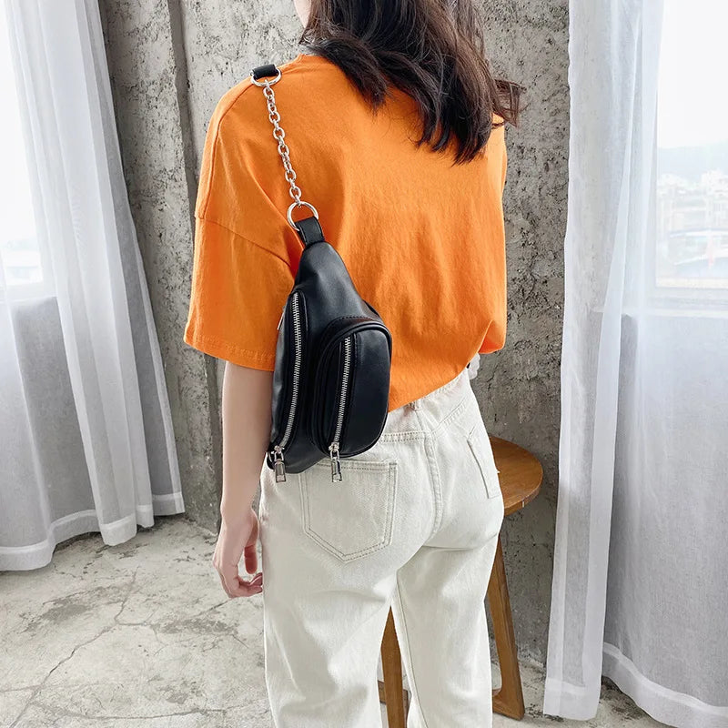 Newhotstacy Bag 06022021 Ladies Waist Crossbody Chest Shoulder Bag
