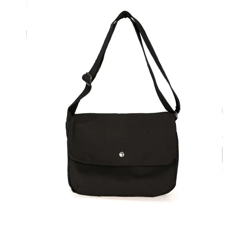 Ladies Canvas Shoulder Bag Student Messenger Bag