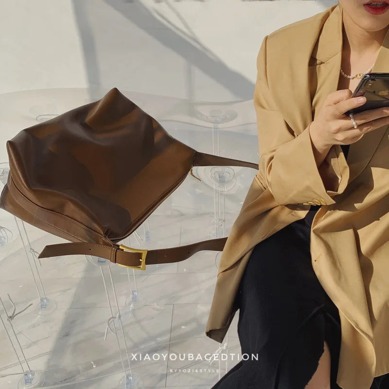 Soft Single Shoulder Handbag