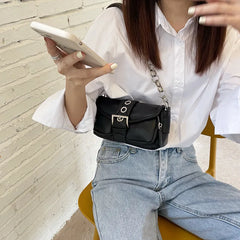 Retro Ring Chain Messenger Bag Mini Shoulder Bag