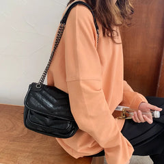 Newhotstacy Chain Bag Soft Single Shoulder Cross Body Phone Bag