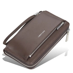 Men's Long Wallet Zipper Clutch Large Capacity Handbag