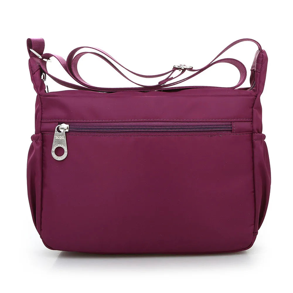 Waterproof Nylon Women Messenger Bag Crossbody Handbag