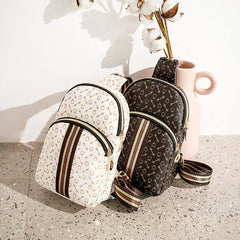 Women Chest Pack Bags Sling Crossbody Shoulder Chest Bag Girls PU Leather