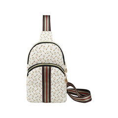 Women Chest Pack Bags Sling Crossbody Shoulder Chest Bag Girls PU Leather