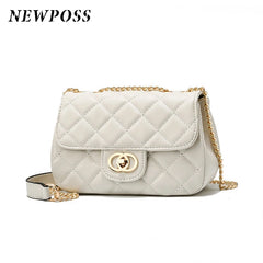 Newposs Mini Shoulder Bag Crossbody Diamond Lattice Small Bag Women
