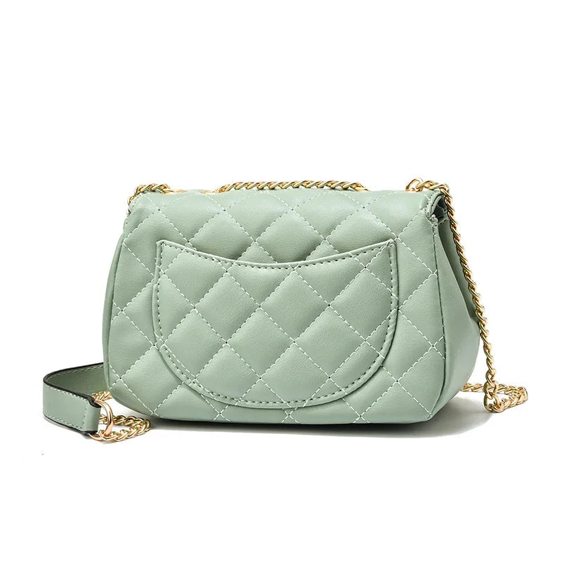 Newposs Mini Shoulder Bag Crossbody Diamond Lattice Small Bag Women